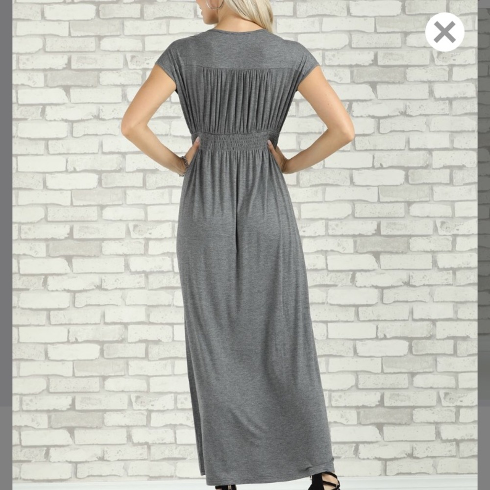 Charcoal maxi dress - Picture 2 of 5