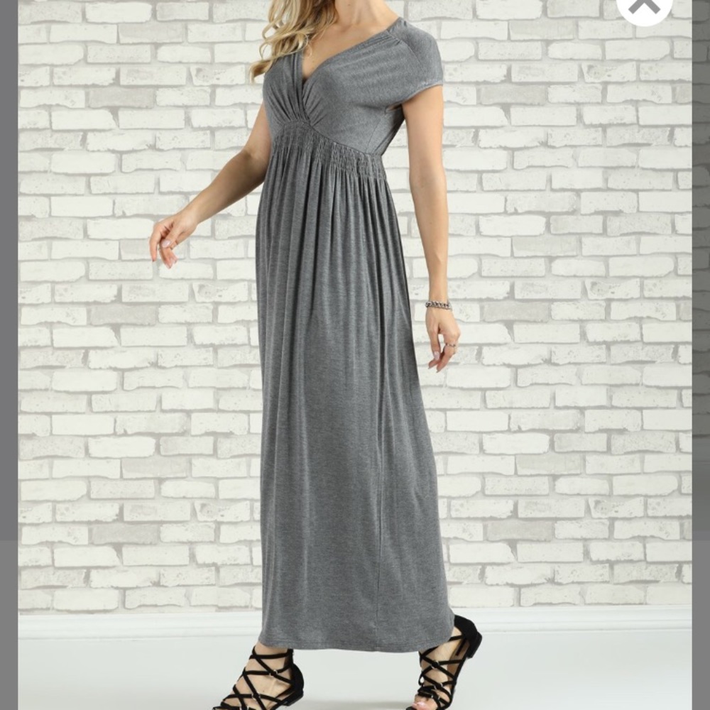 Charcoal maxi dress - Picture 3 of 5