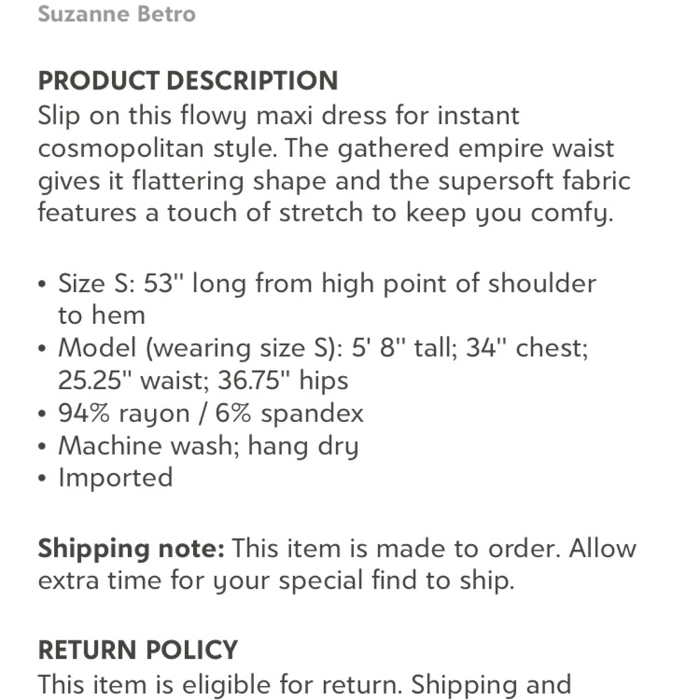 Charcoal maxi dress - Picture 4 of 5