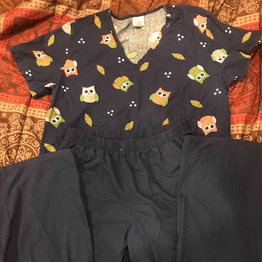 Owl Scrubs