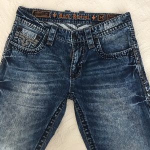 Mens Rock Revival Demetry Jeans
