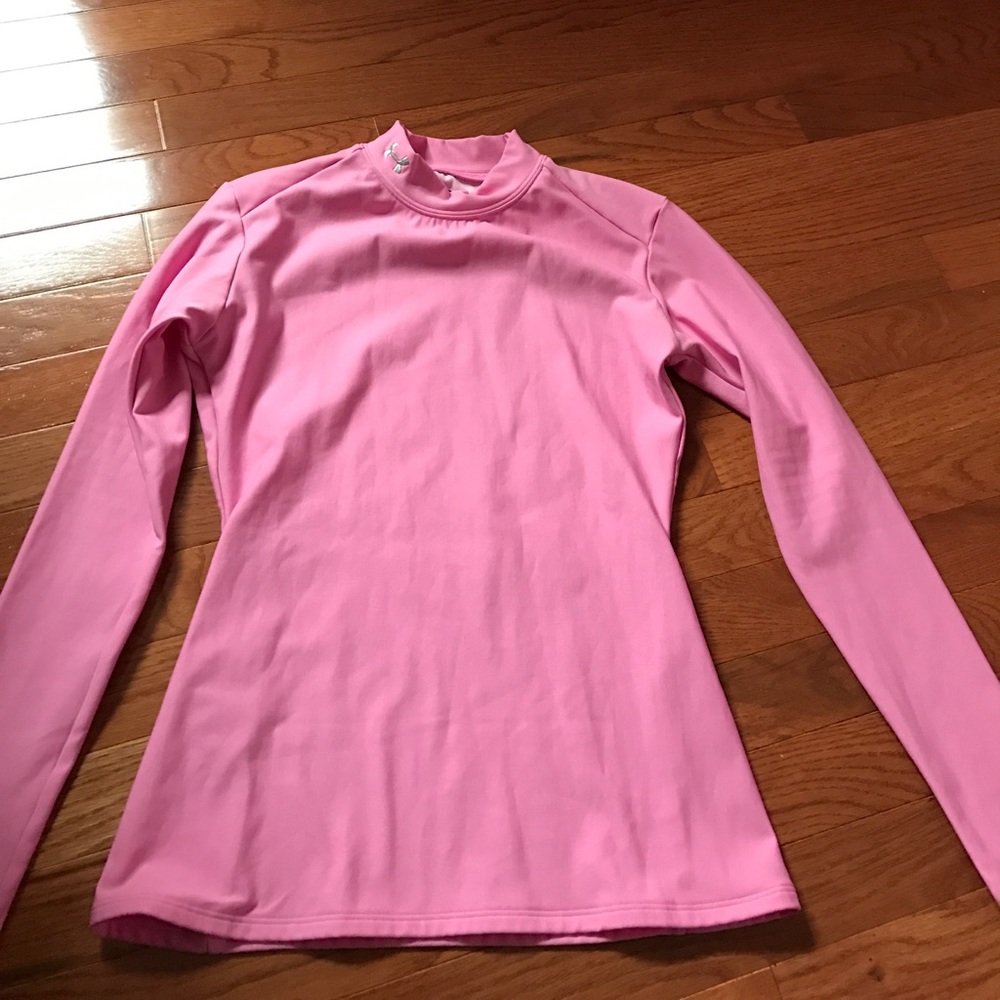 Pink Under Armour dri fit long sleeve.