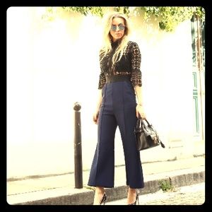 Black and Navy Blue SELF PORTRAIT jumpsuit