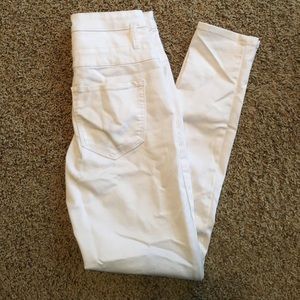High waisted skinny jeans size 0