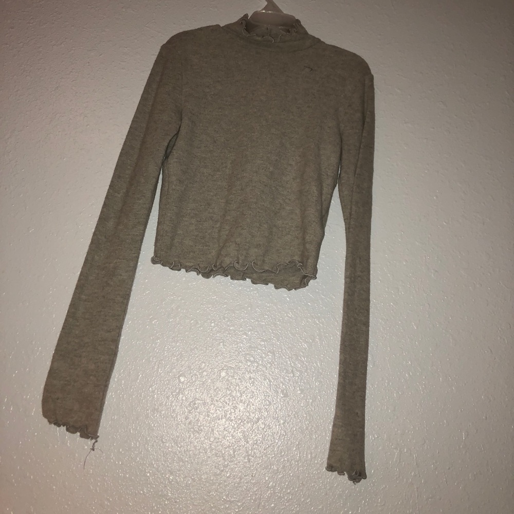 out from under / cass mock neck top