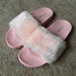 Fuzzy Slides | Steve Madden