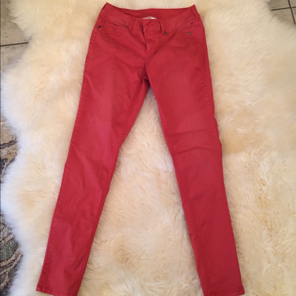 Maurice’s salmon stretchy jeans