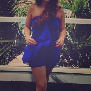 Express indigo blue romper