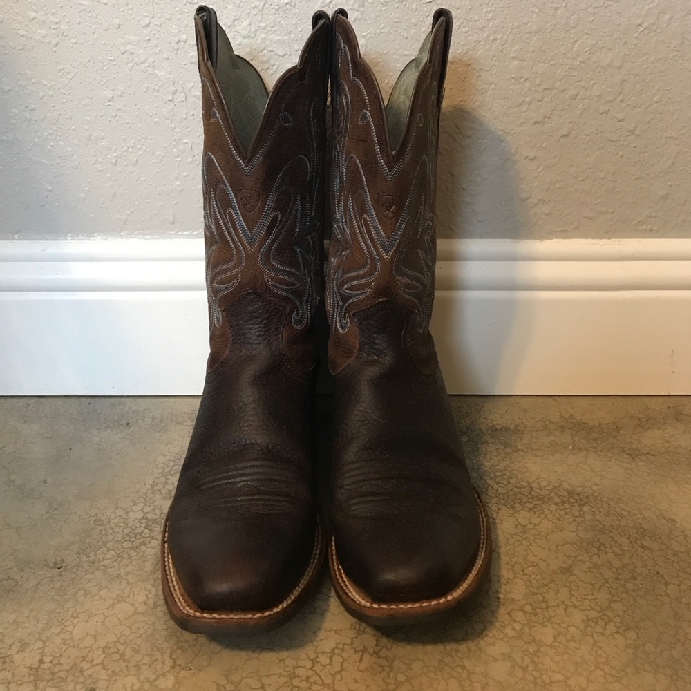 Ariat brown leather boots