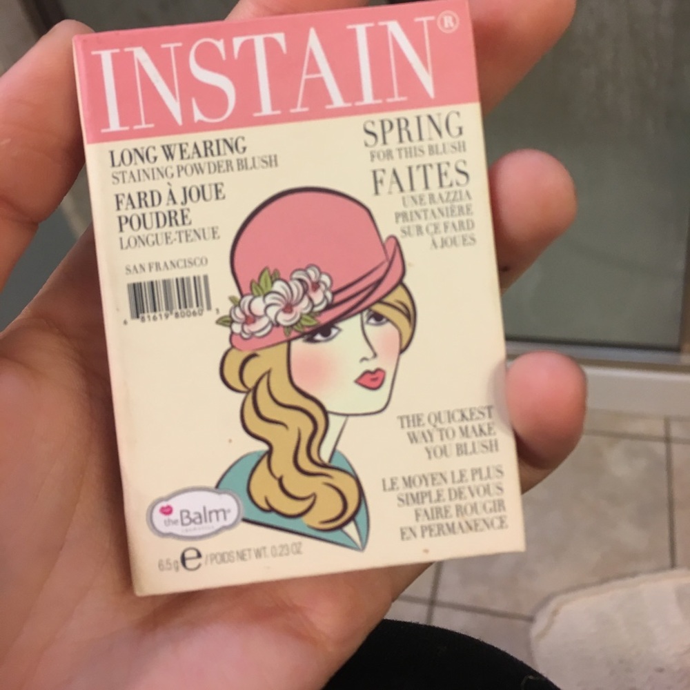 the balm instain blush in Argyle