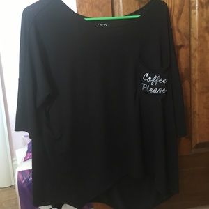 Target "coffee please" shirt