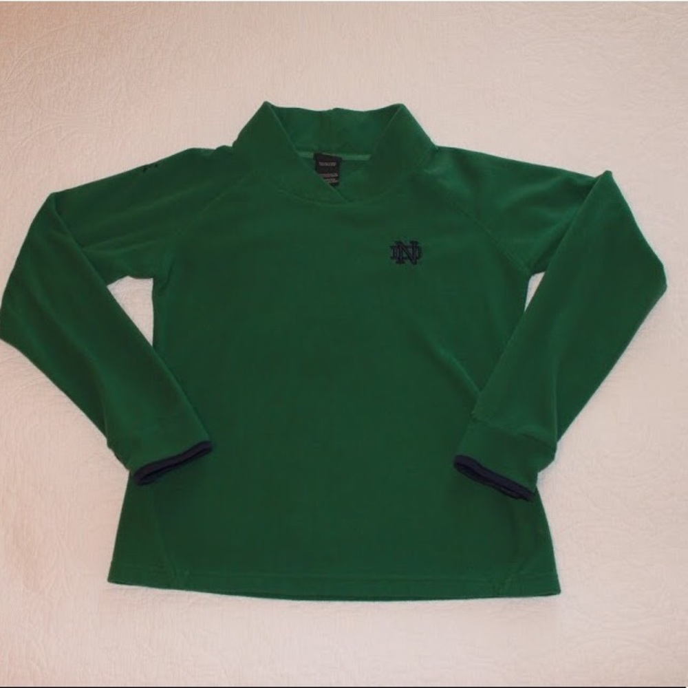 Notre Dame fleece long sleeved shirt.