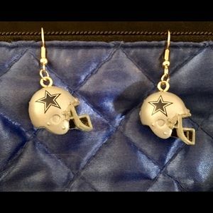 NFL Dallas Cowboy helmet earrings