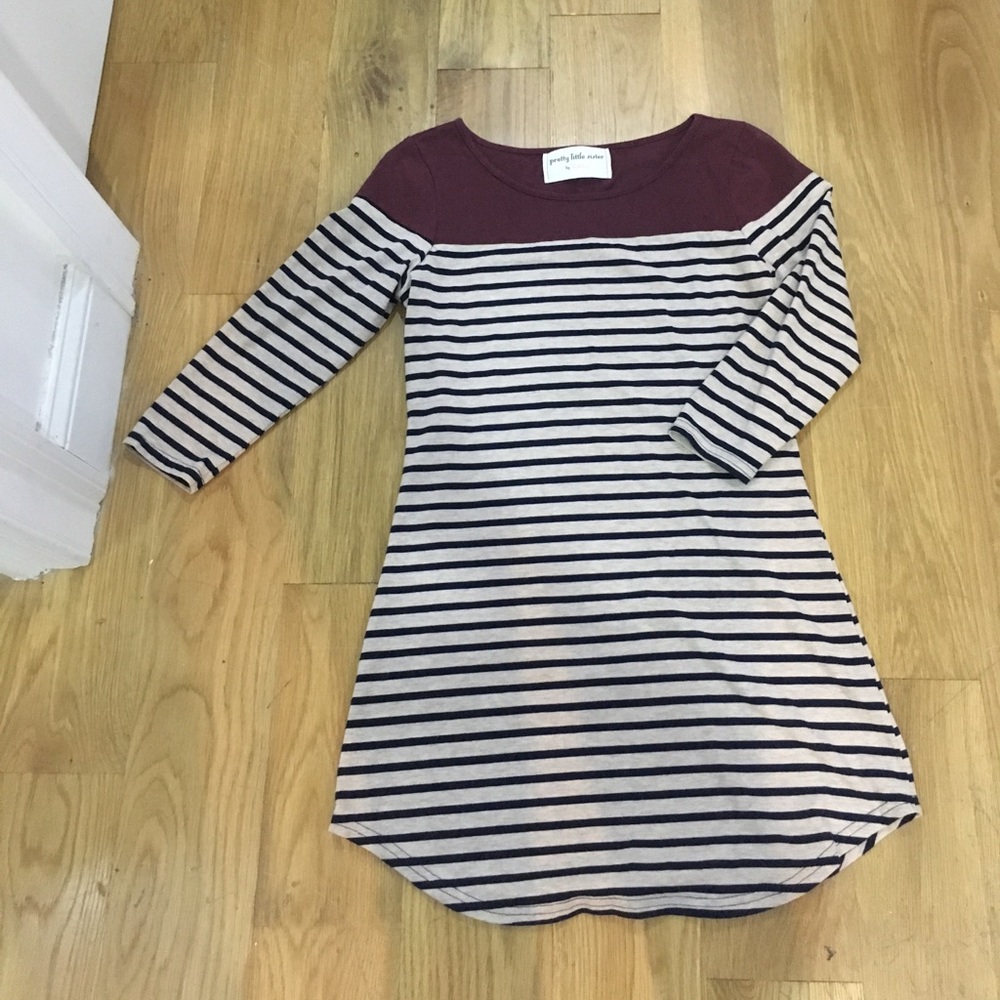 Cute striped cotton dress