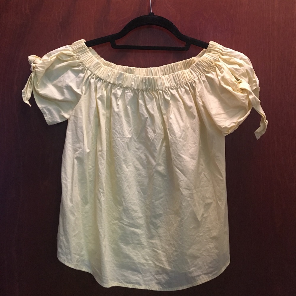 off the shoulder blouse