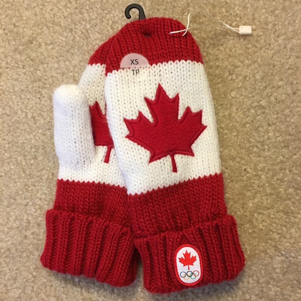 Olympic Winter Games Canadian Mittens