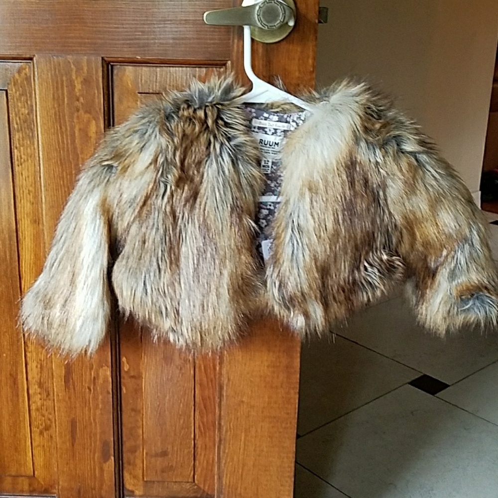 Faux fur Baby girl jacket