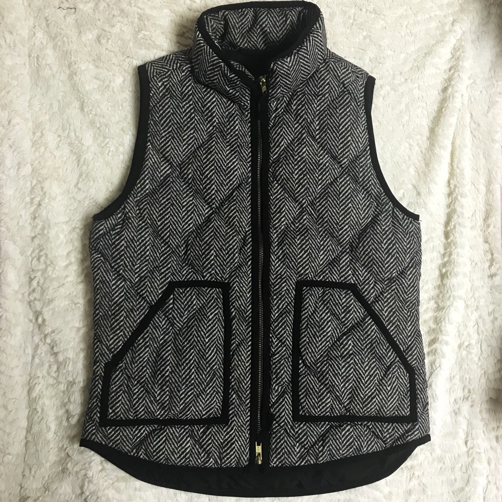 *SOLD* J. Crew Herringbone Vest