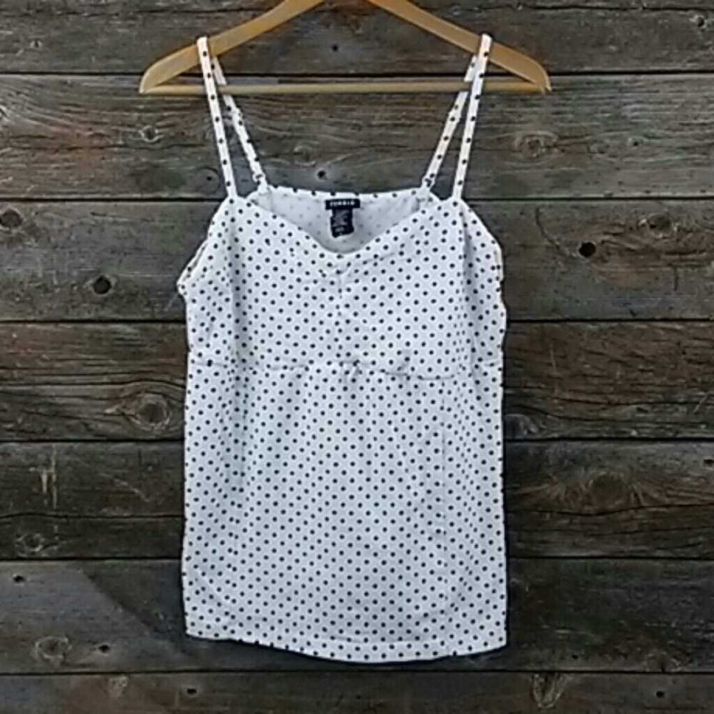 Torrid 3 white and black tank top