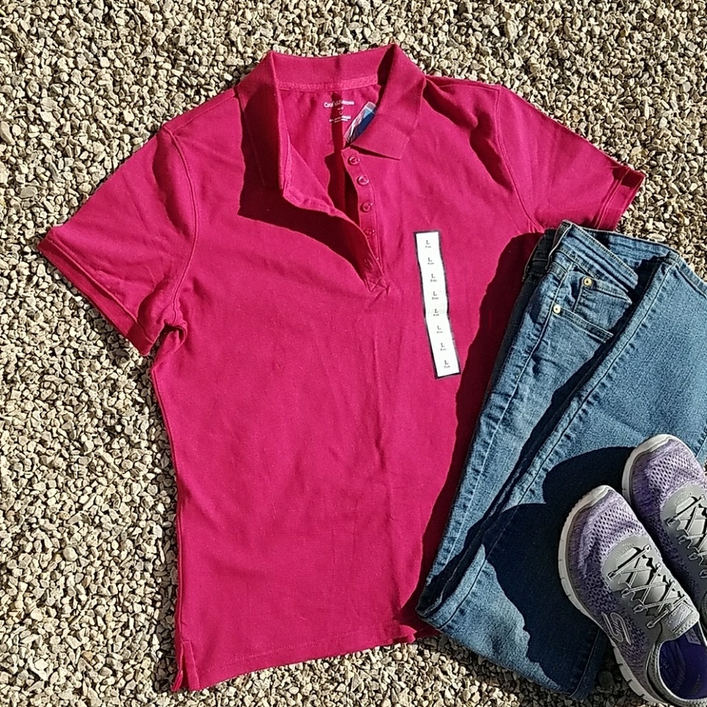NWT Croft & Barrow Polo Shits Women L