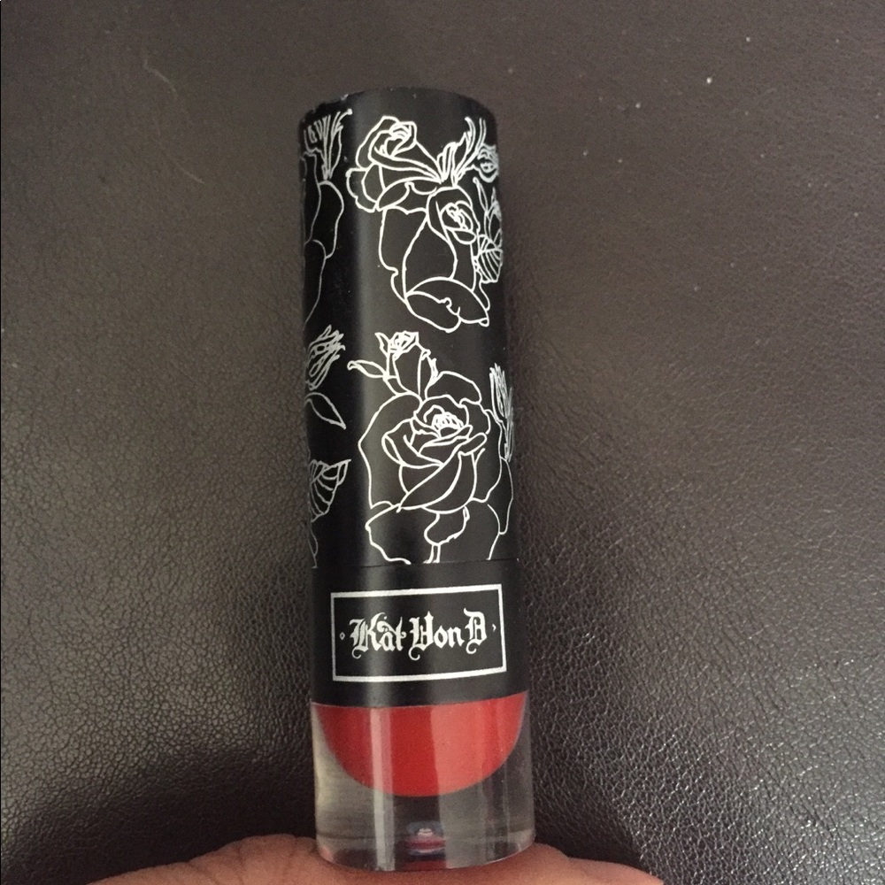 Kat Von D red hellbent lipstick