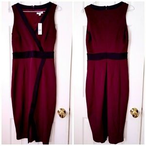 Sale🔖Burgundy Sheath Dress