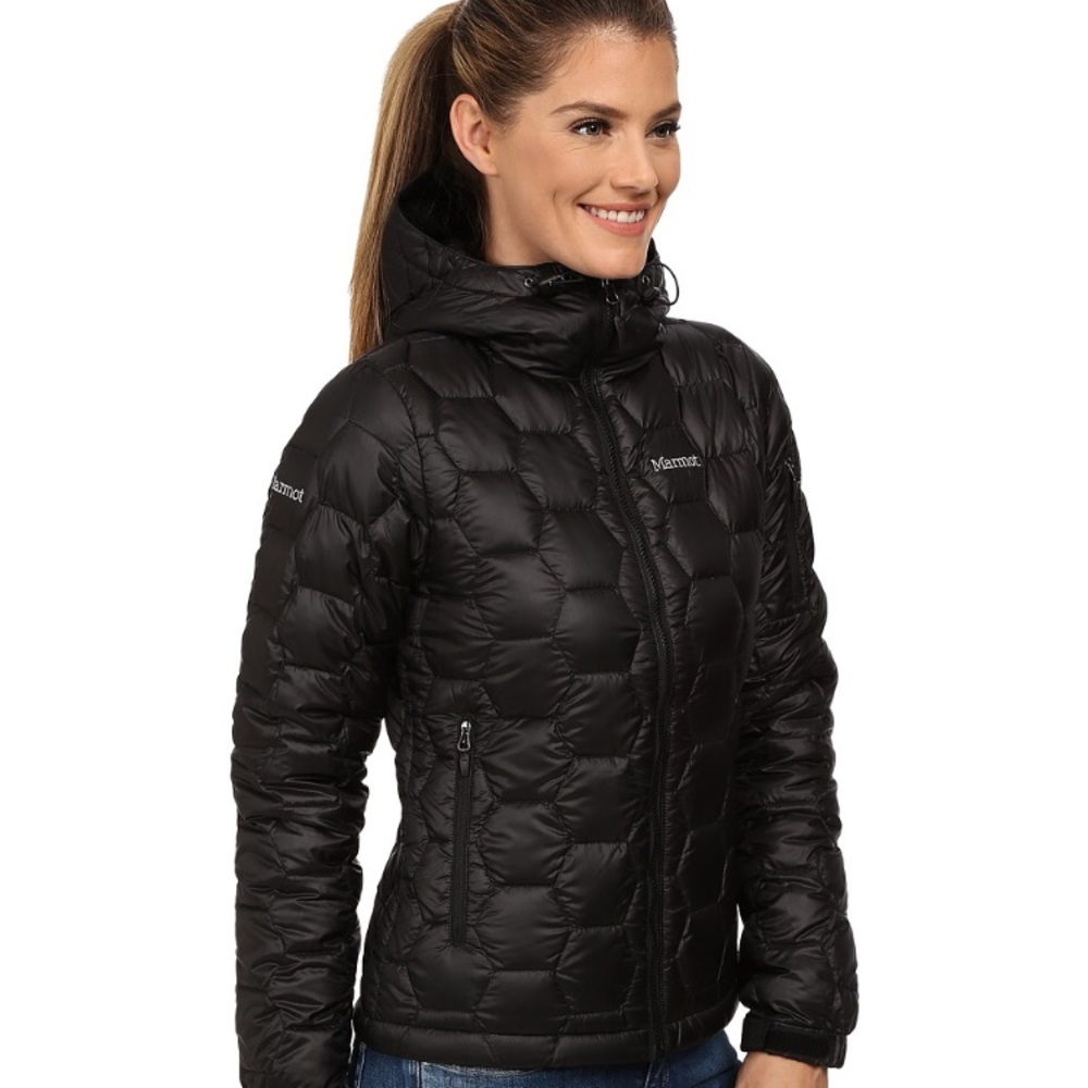 Marmot hooded down jacket