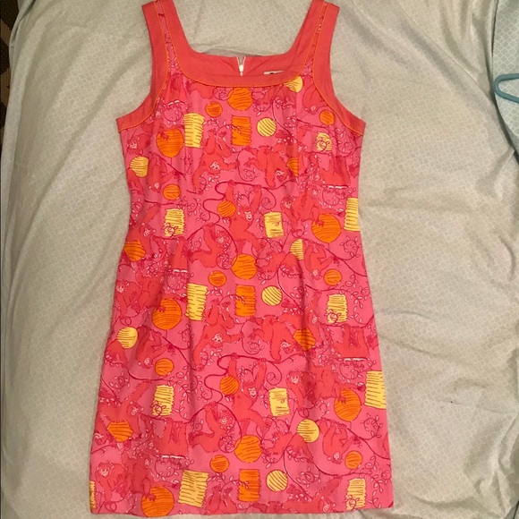 Lilly Pulitzer pink dress - White label - Like New - Picture 3 of 6