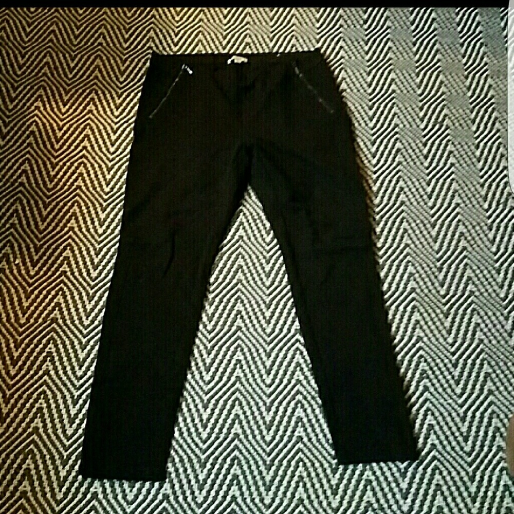 Women's black dress leggings