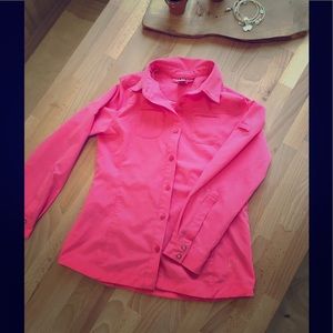Girls REI button down shirt.