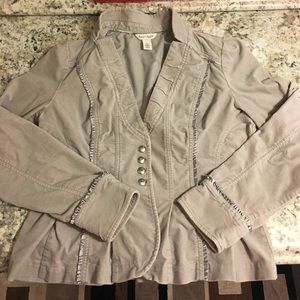Gray little jacket by Black House White Market