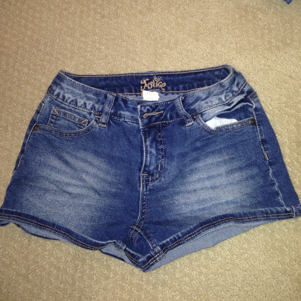 Justice size 12 jean shorts new