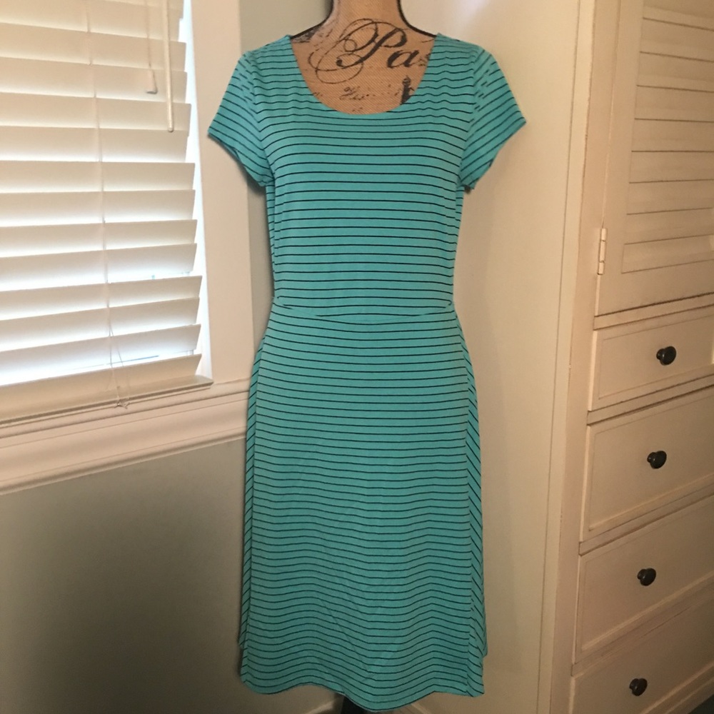 The Limited stretchy striped dress