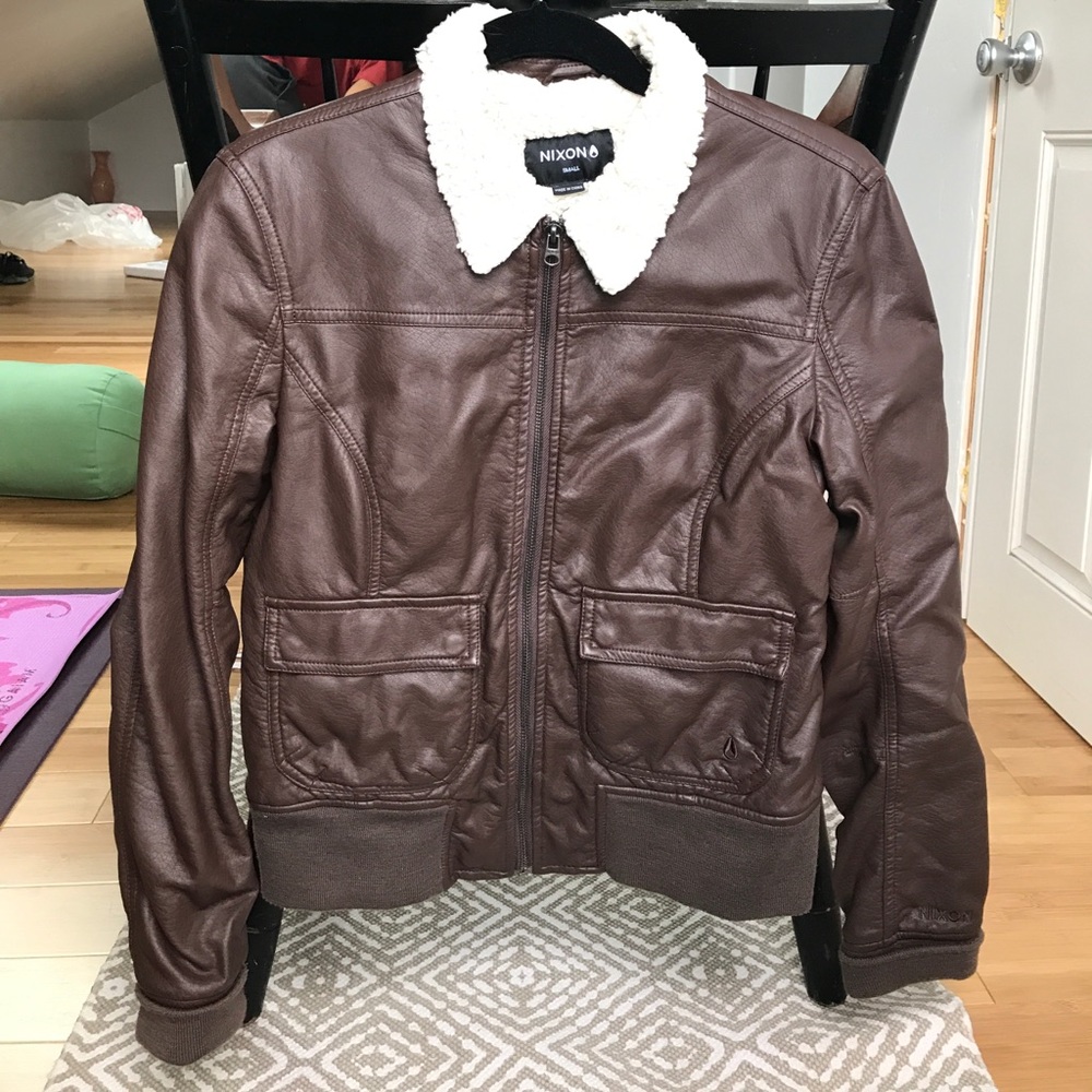 Nixon vegan leather jacket