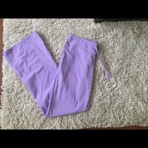 Lavender color Cherokee scrub pants.