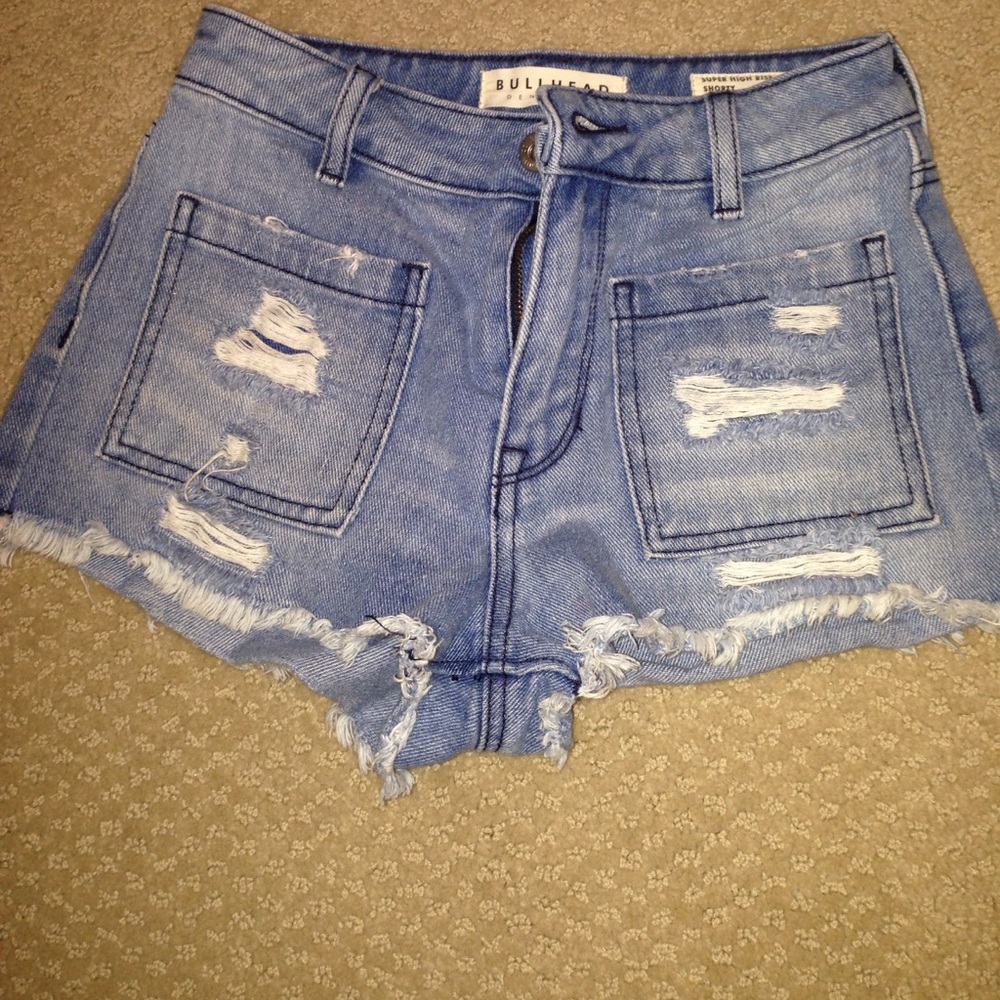 Pac Sun Bullhead denim shorts Super High Rise 00