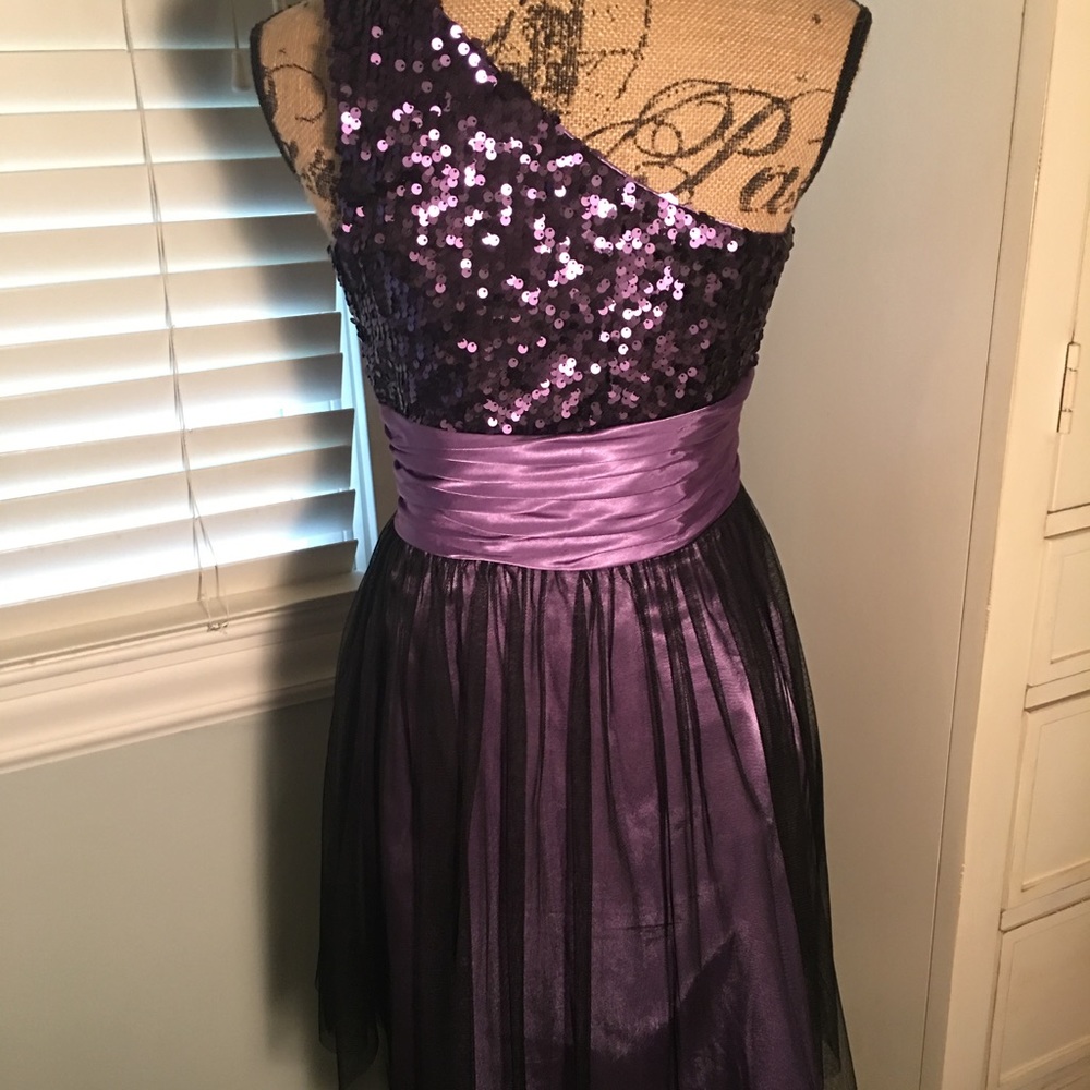 Beautiful purple sequines dress