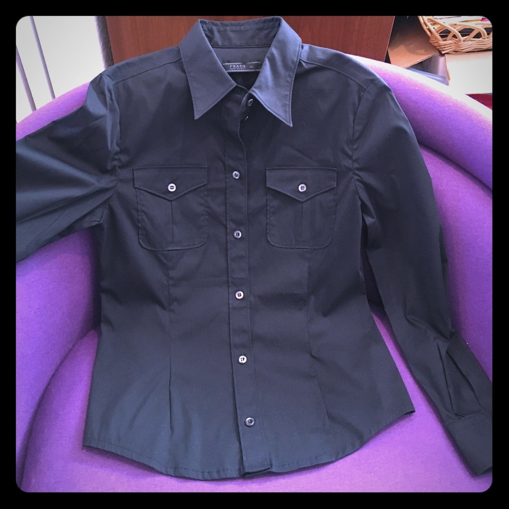 Prada (women's)Black Label Fitted Blouse