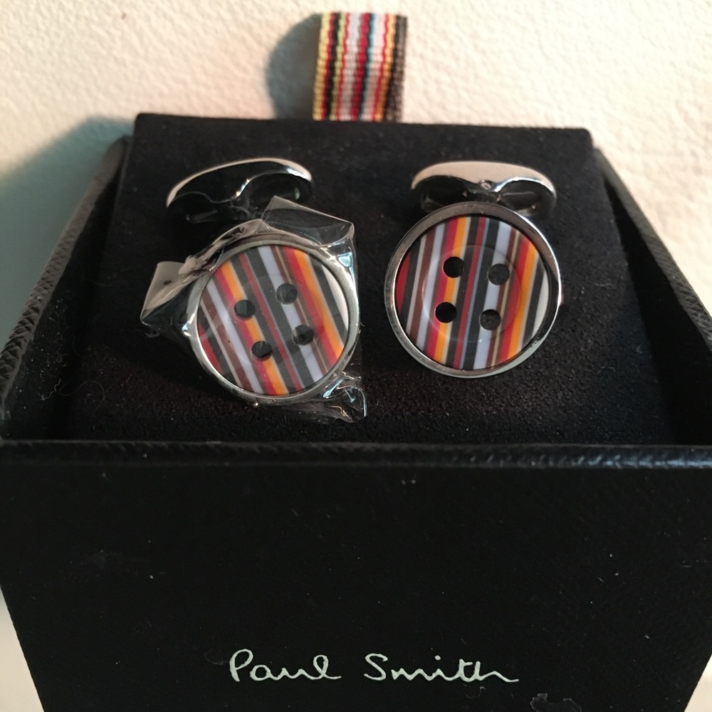 Paul Smith Rainbow Button Cufflinks!