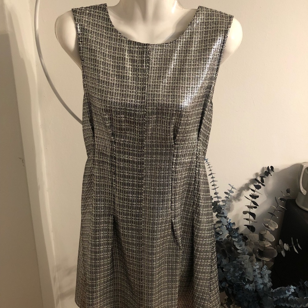Luxe Metallic Topshop Party Dress SZ 8