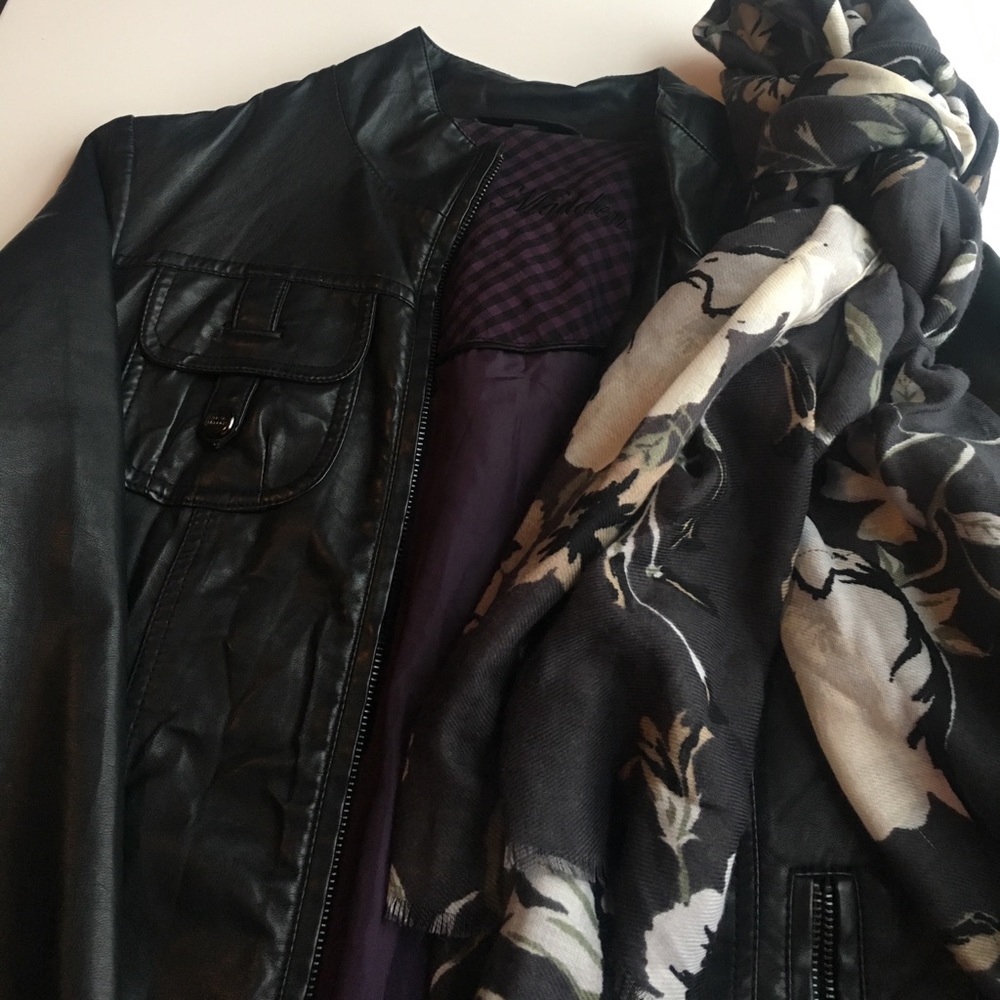Faux Leather Jacket