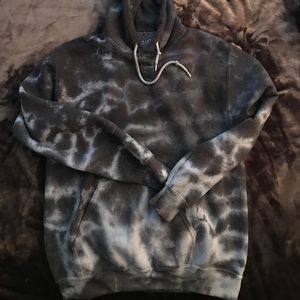 Blue tye dye hoodie