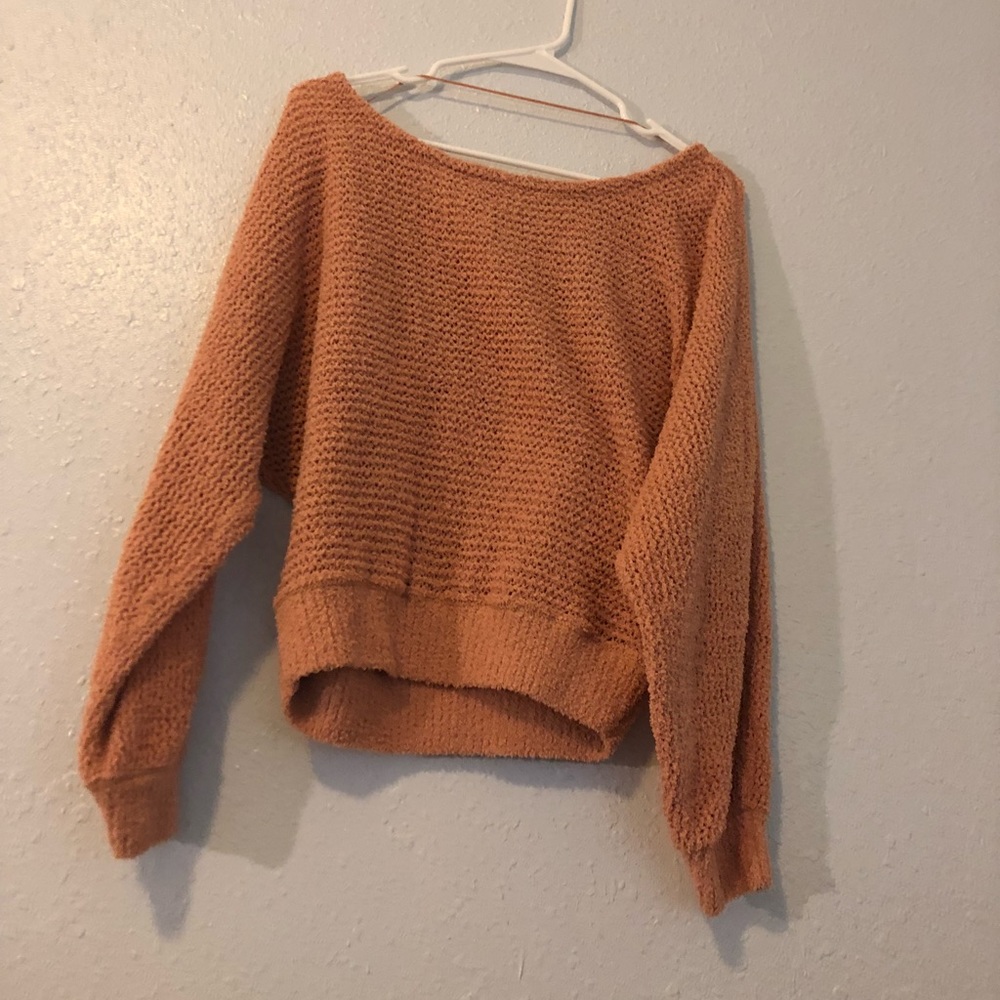 la hearts / shaker stitch pullover sweater