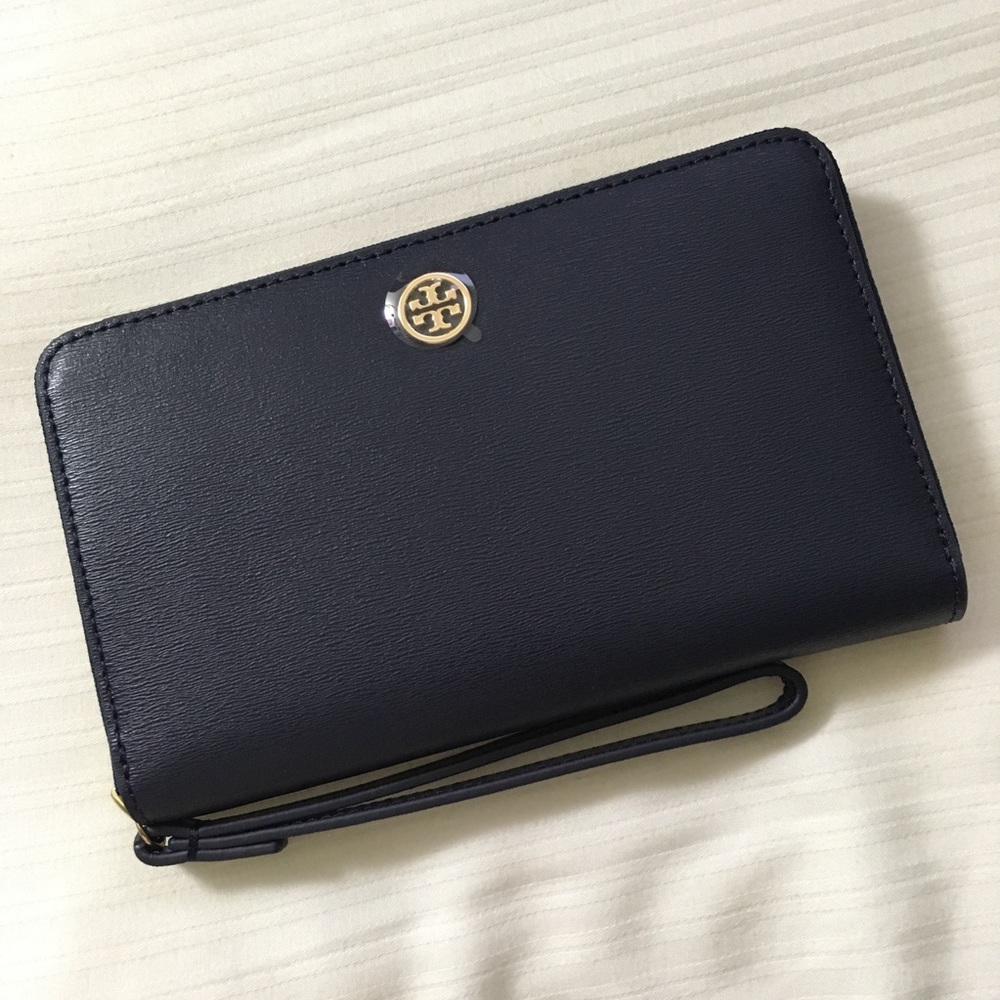 Tory Burch Parker Smartphone Wristlet Navy