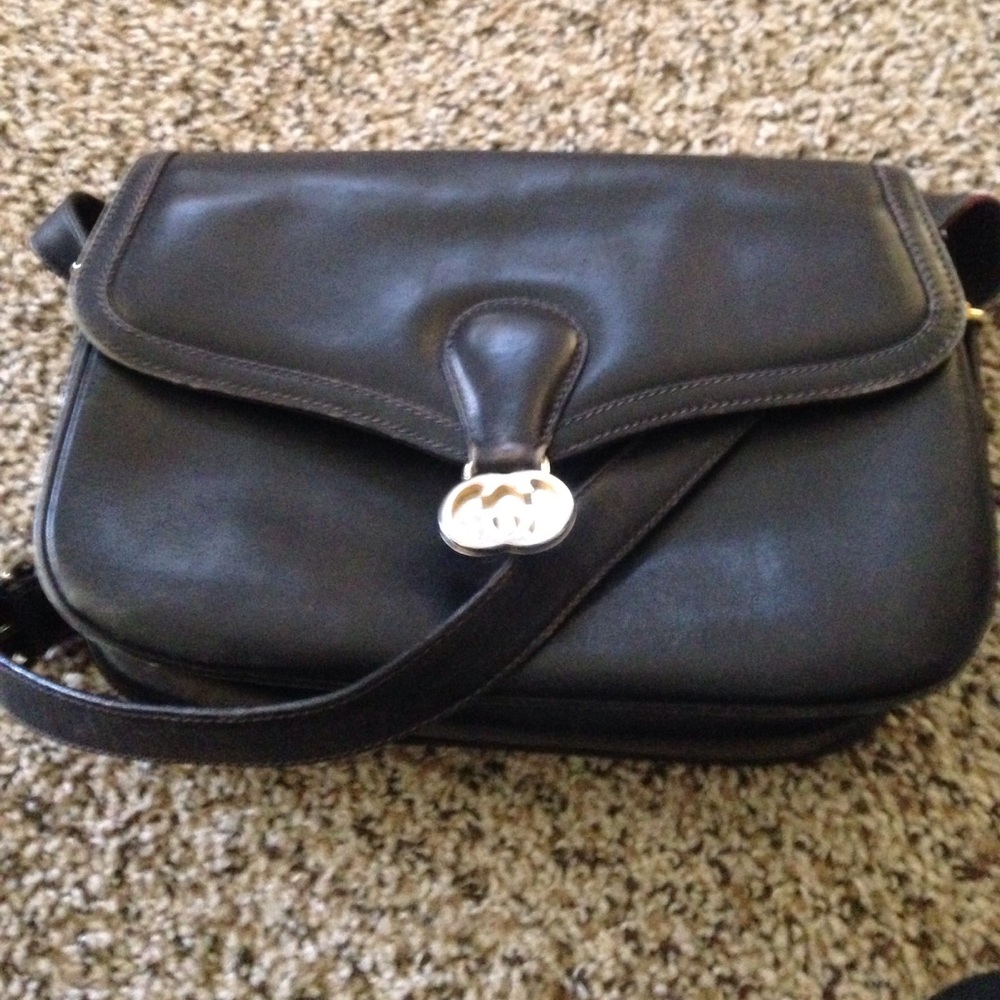 Authentic Gucci navy blue purse