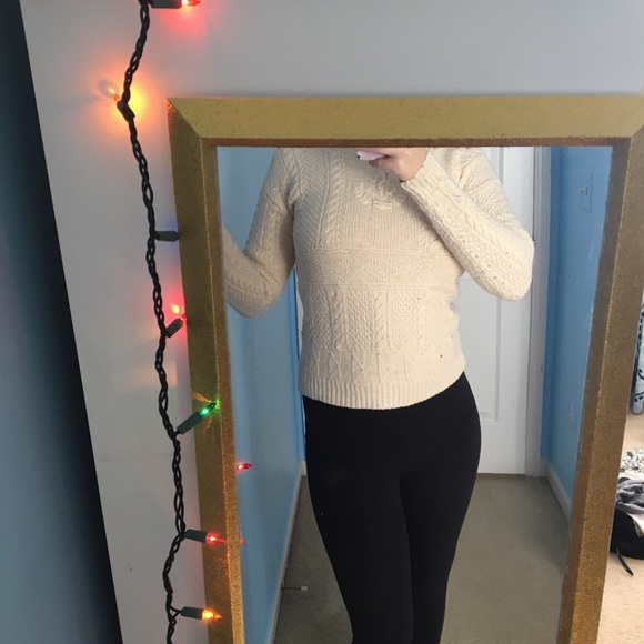 Ralph Lauren Cream Knit Sweater - Picture 3 of 3