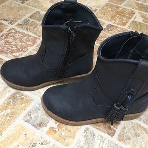 Dark navy boots