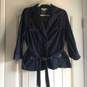 Ann Taylor Loft petites denim jacket