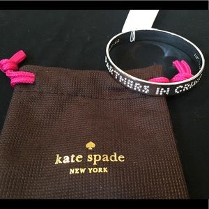 Kate Spade PARTNERS IN CRIME Idiom Bangle