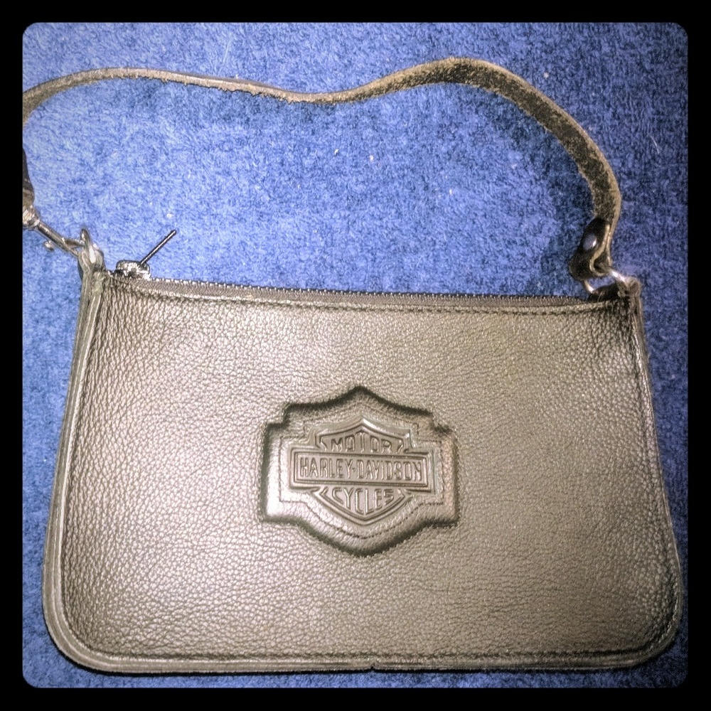 Harley Davidson leather purse